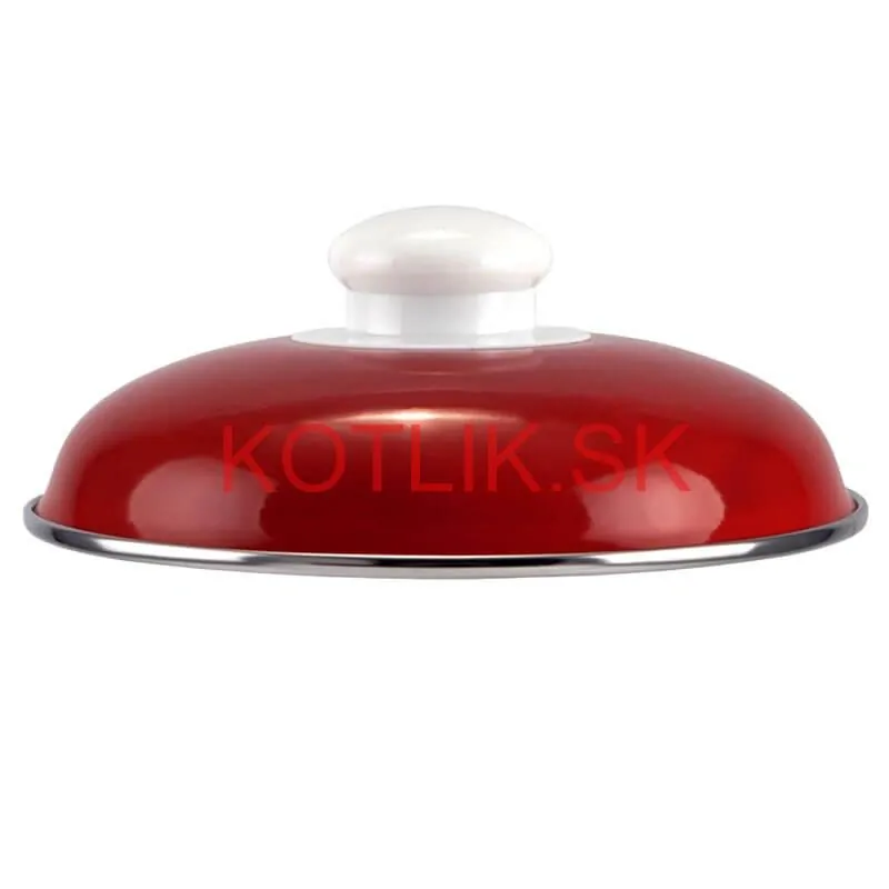 Smaltovaný kastról s pokrievkou 3 L červený + pikantná zmes korenia 50 g Kotlíkový guláš