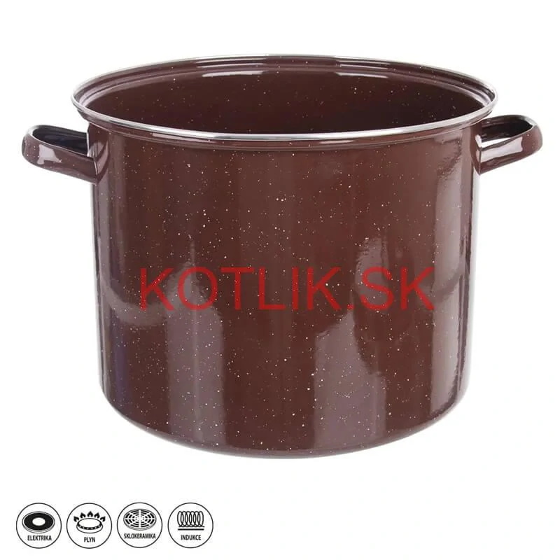 Hrniec hrubostenný smaltovaný + pokrievka 20 l FALCO + korenie na guláš - sladké 100 g