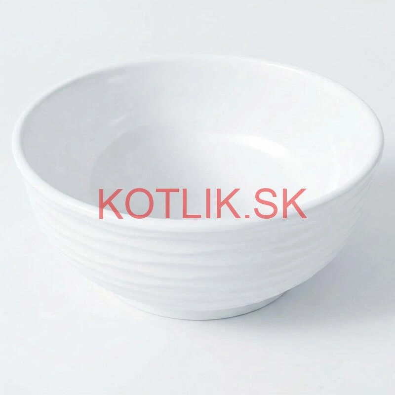 Prémiová biela miska s kamennou štruktúrou 750 ml