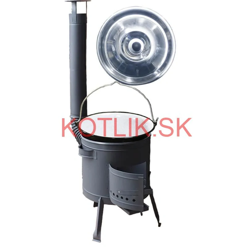 Guláš pre 10-15 ľudí – kompletný kotlíkový set s kotlinou 16 L