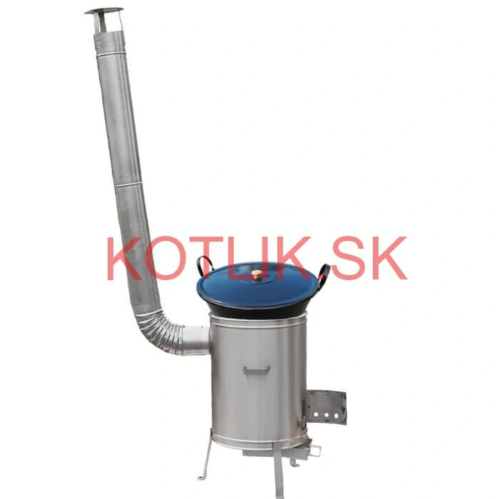 Guláš pre 60–80 ľudí – LUX kotlíkový set 60 L (nerezová kotlina)