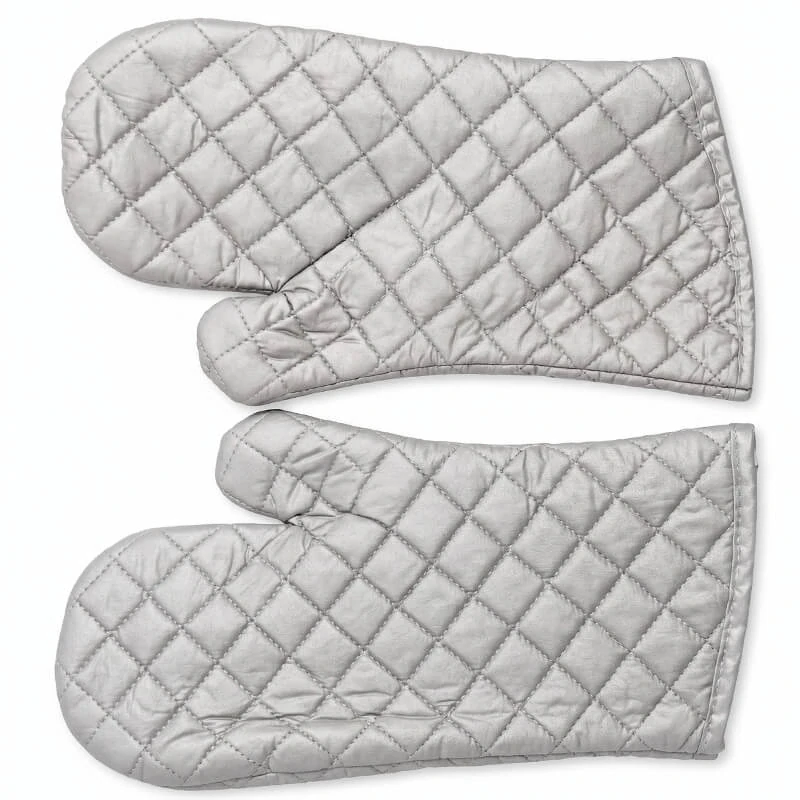 Chňapky strieborné dlhé 35 cm — sada 2 ks