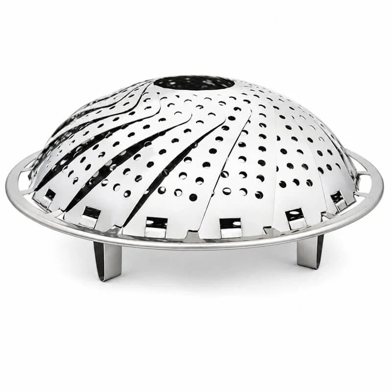 Skladací nerezový parák 16–28 cm na knedle a zeleninu