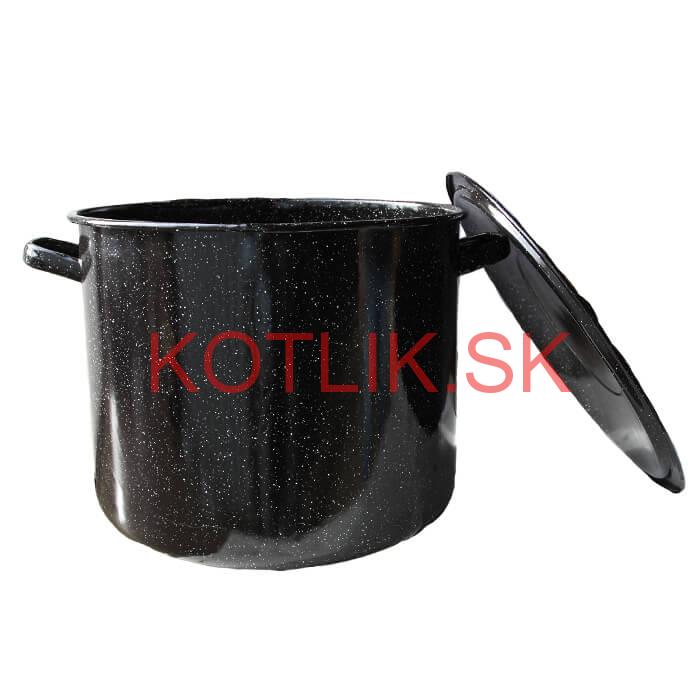 Smaltovaný hrniec s pokrievkou 27 L