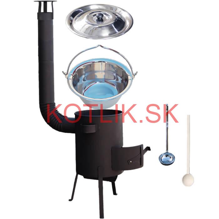 Antikorový kotlík 20 L (1,2 mm) + žiaruvzdorná kotlina 42 PLUS 600 4 MM