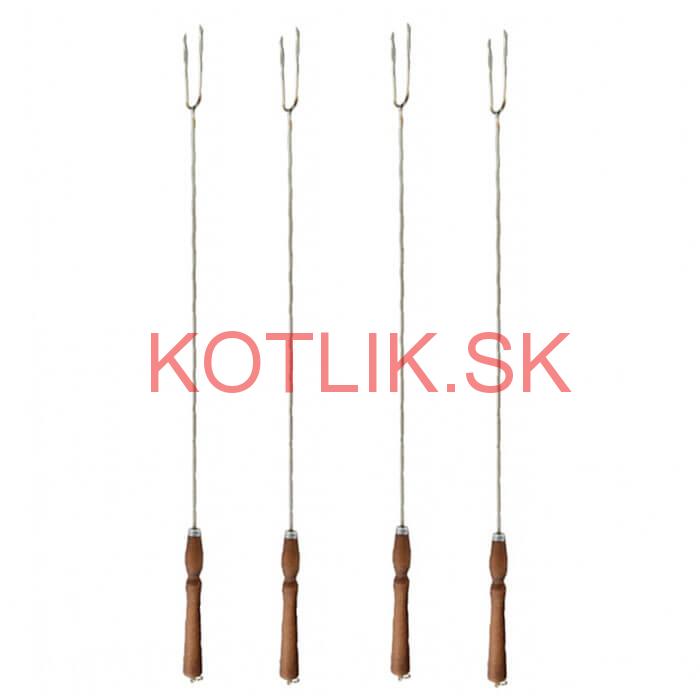 Vidlička na opekanie 90 cm 4 ks NEREZ