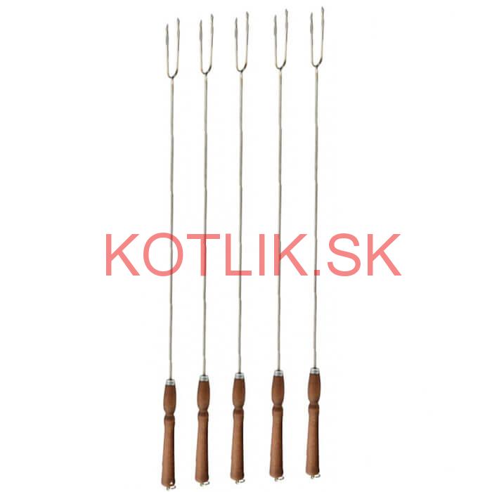 Vidlička na opekanie 90 cm 5 ks NEREZ