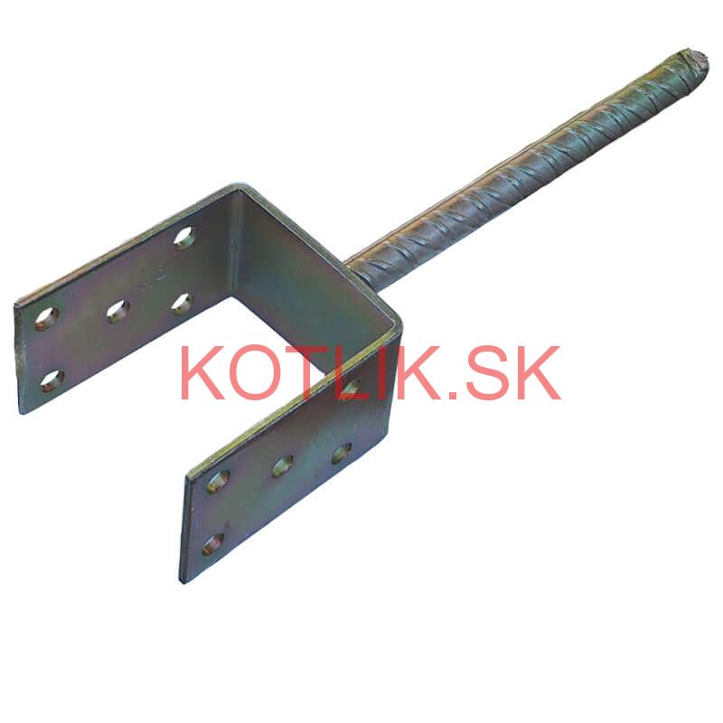 Pätka zápustná, kotviaca, pozinkovaná 8 cm