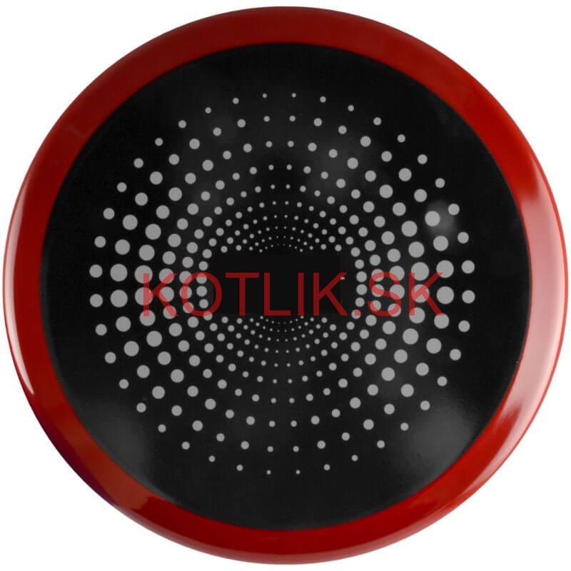 Smaltovaný hrniec s pokrievkou 10,4 L červený + sladká paprika GURMÁN 50 g