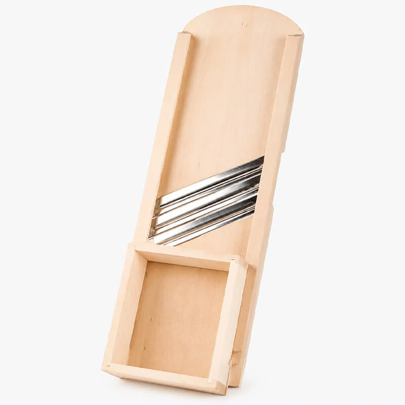 Ručný drevený krájač kapusty 3 nože 56 x 19 cm (malý)