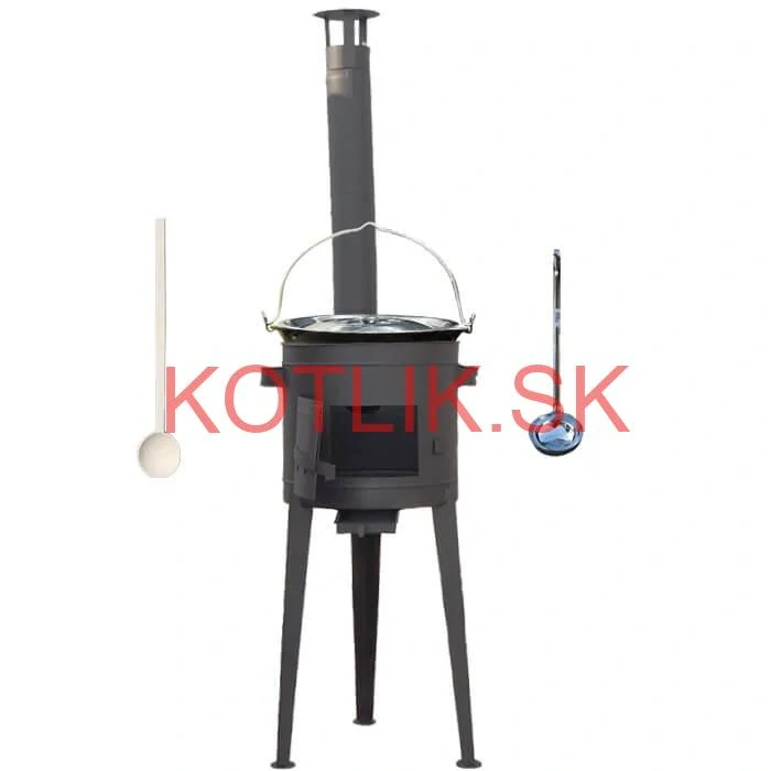 Smaltovaný kotlík 30 L (1,2 mm) + vysoká kotlina 47 cm (2 mm) HODO PLUS 600