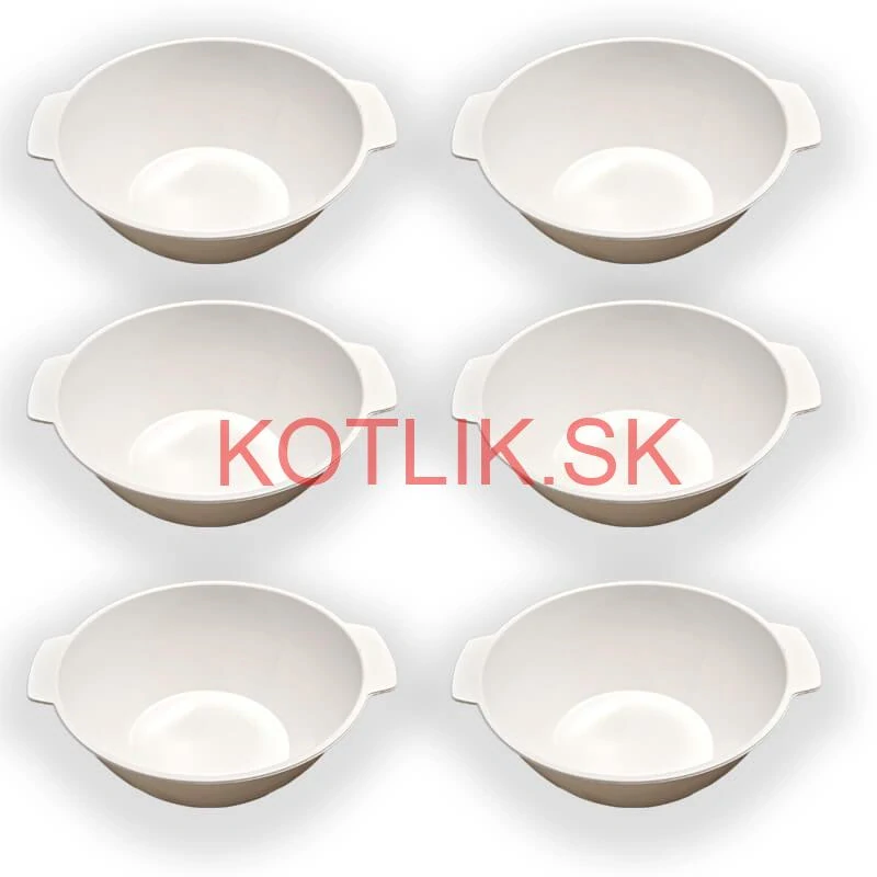 Sada 6 ks: Plasto vámiska na fajnový kotlíkový guláš a polievky – 750 ml