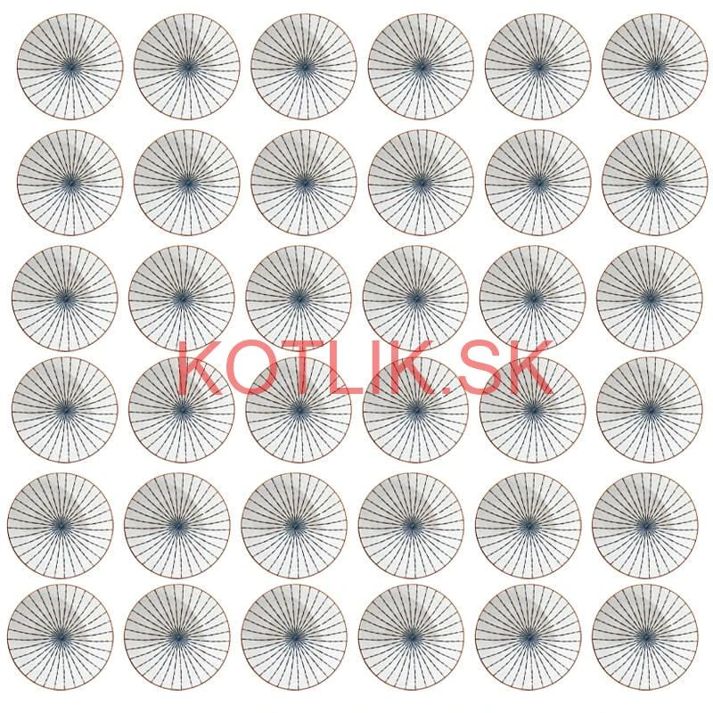 Sada 24 ks veľkých keramických misiek na guláš a polievky, 1 liter