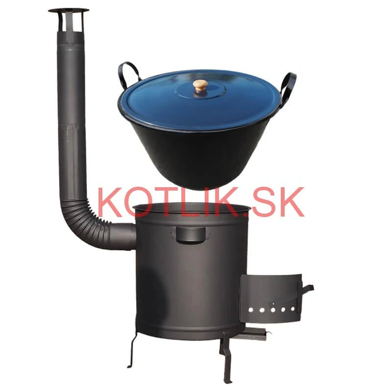 Guláš pre 60–80 ľudí – veľký kotlíkový set 60 L s kotlinou