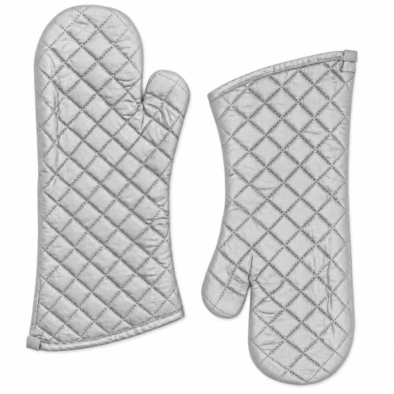 Chňapky strieborné dlhé 35 cm — sada 2 ks