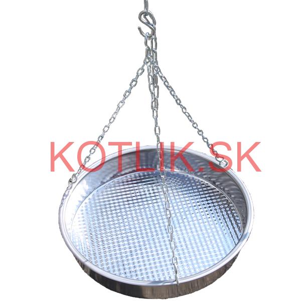 Nerezová panvica s retiazkou 42 cm