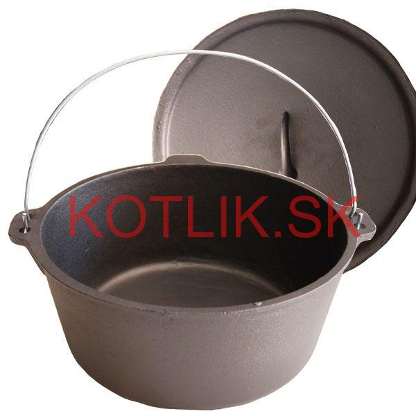 Liatinový kotlík 7,2 L + pokrievka