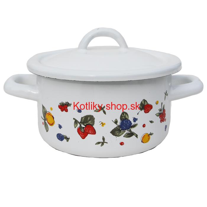 Smaltovaný kastról 14 cm (ovocie)