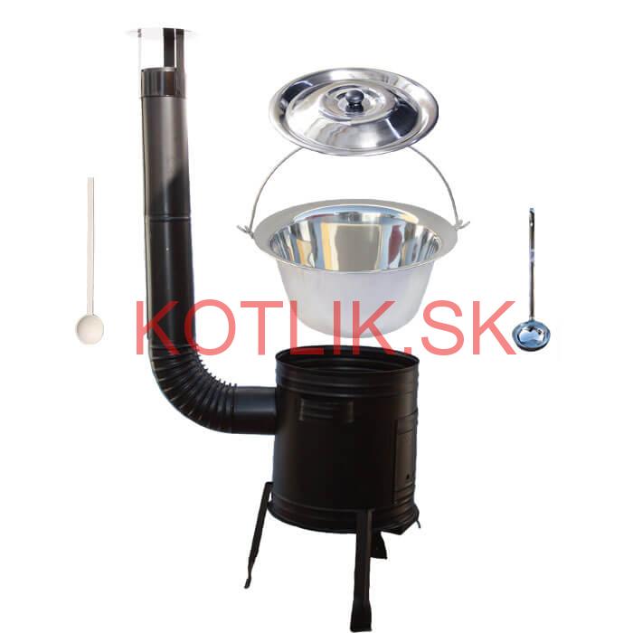 Antikorový kotlík 10 L (0,8 mm) + kovová kotlina 31 CLASSIC (KOV)