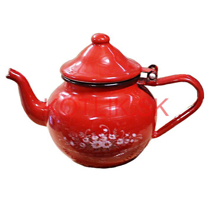 Smaltovaný čajník 0,5 L DEKO