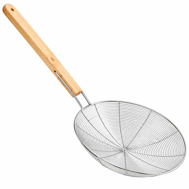 Sito-naberačka 26,5 cm s drevenou rukoväťou