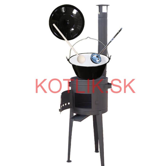 Smaltovaný kotlík 13 L (1,2 mm) + vysoká kotlina 36 PLUS 600
