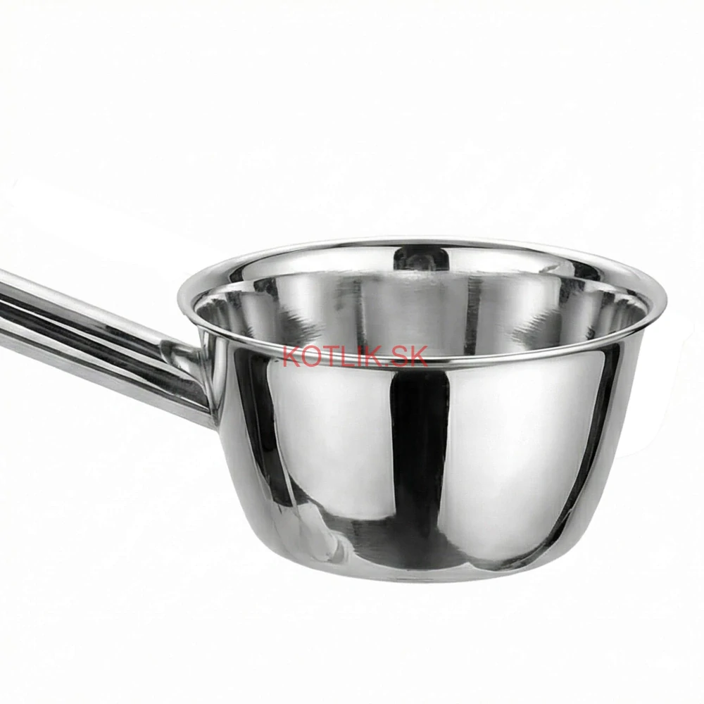 Nerezová naberačka na vodu 12 cm s dlhou rúčkou – pevná a praktická