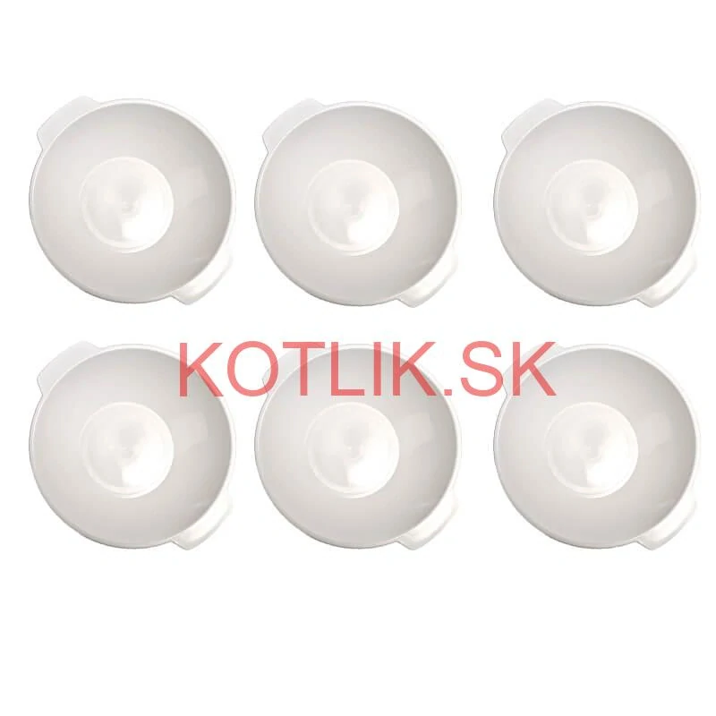 Sada 6 ks: Plastová miska na fajnový kotlíkový guláš a polievky – 500 ml