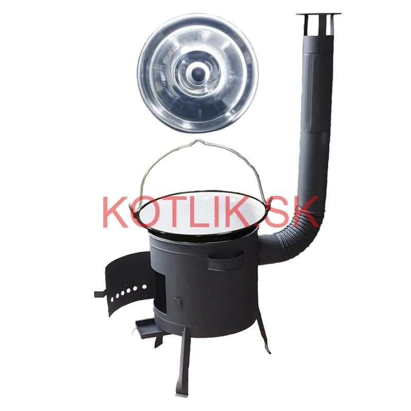 Guláš pre 10-15 ľudí – kompletný kotlíkový set s kotlinou 16 L