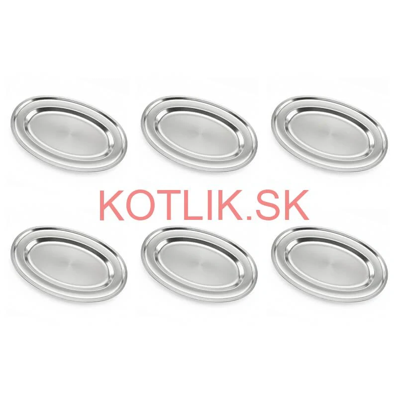 Nerezové podnosy pre catering – set 6 ks (30,5cm) - Servíruj s istotou a štýlom