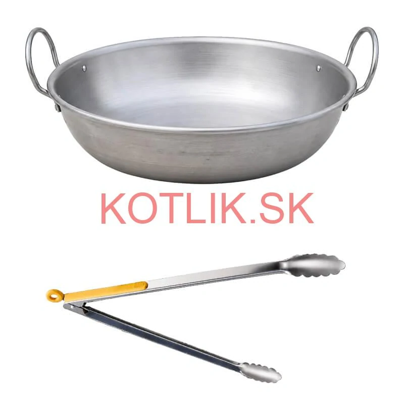 Súprava na vyprážanie maďarského langoša v prírode 36 cm CLASIC