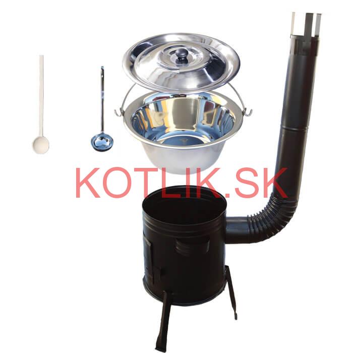 Antikorový kotlík 10 L (0,8 mm) + kovová kotlina 31 CLASSIC (KOV)